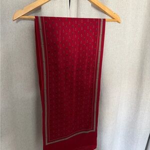 Celine Red Scarf